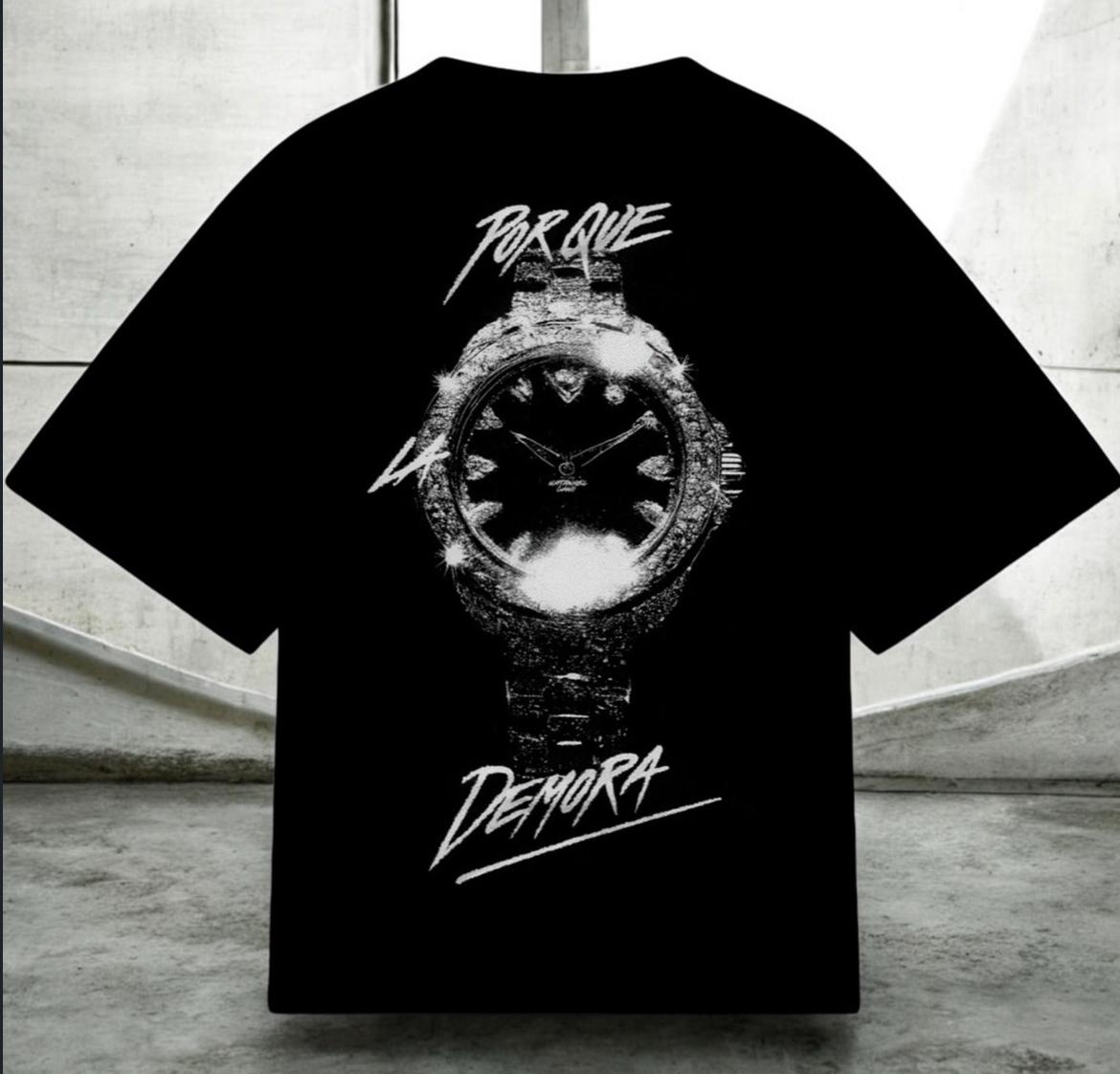 Camiseta en semitono Reloj